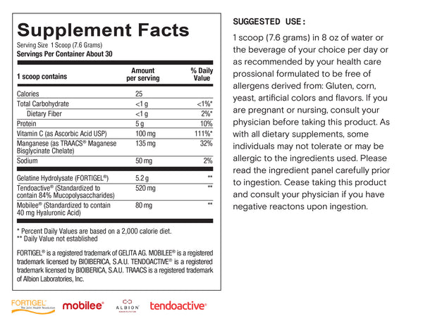 Ingredient list